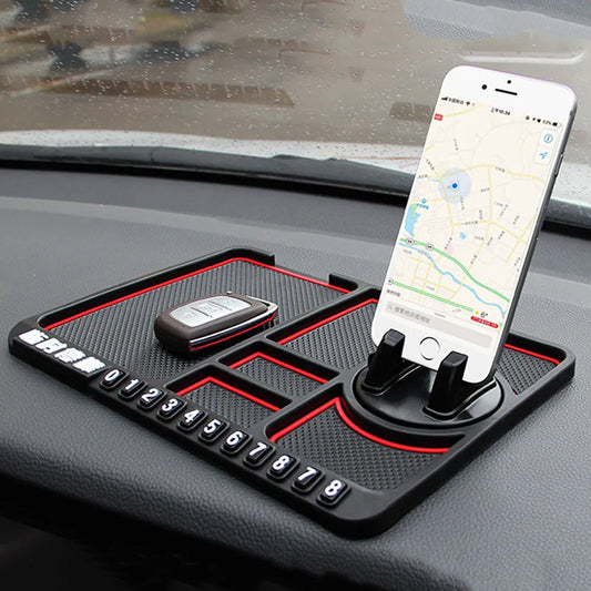 Multi-Functional Car Anti-Slip Mat Auto Phone Holder Non Slip Sticky anti Slide Dash Phone Mount Silicone Dashboard Car Pad Mat